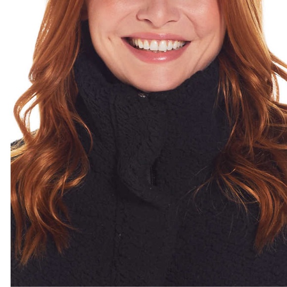 Weatherproof Women's Sherpa Fleece Vest black size S NWT - Picture 4 of 4